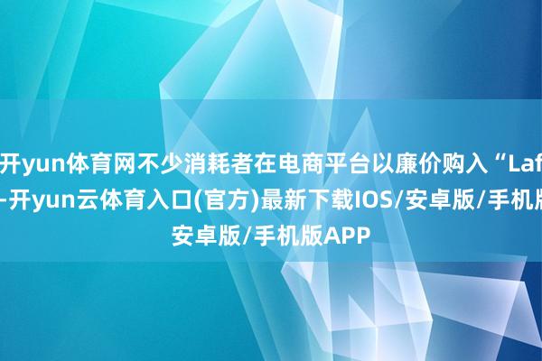 开yun体育网不少消耗者在电商平台以廉价购入“Lafufu”-开yun云体育入口(官方)最新下载IOS/安卓版/手机版APP