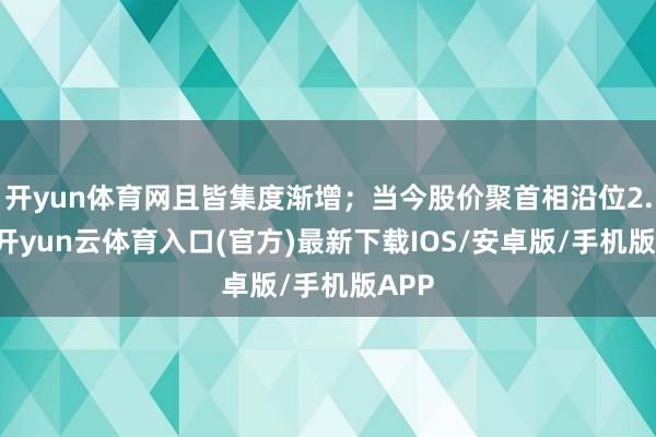 开yun体育网且皆集度渐增；当今股价聚首相沿位2.87-开yun云体育入口(官方)最新下载IOS/安卓版/手机版APP