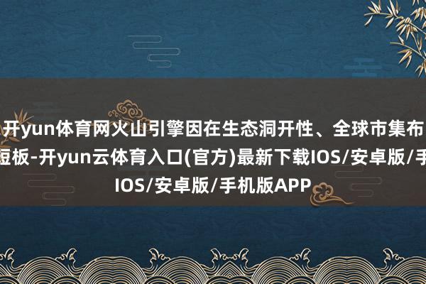 开yun体育网火山引擎因在生态洞开性、全球市集布局上存在短板-开yun云体育入口(官方)最新下载IOS/安卓版/手机版APP
